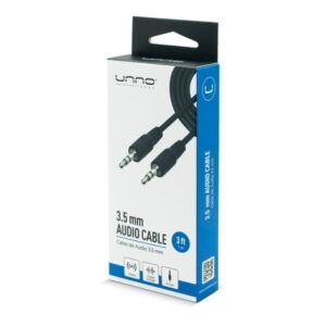 Cable auxiliar 3.5mm 1.5m Unno