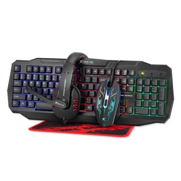 Combo Teclado + Mouse + Audífonos gaming CM-406