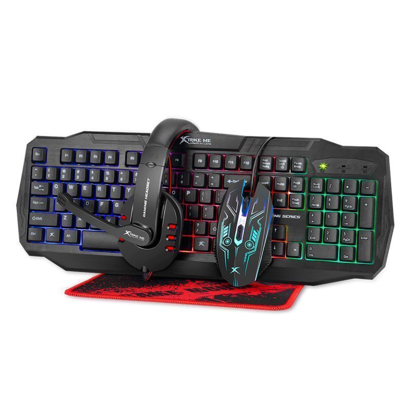 Combo Teclado + Mouse + Audífonos gaming CM-406