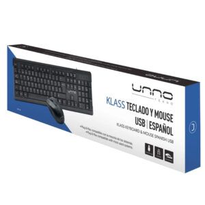 Teclado con mouse USB Unno