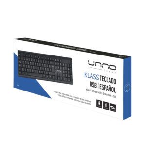 Teclado alámbrico USB  Unno