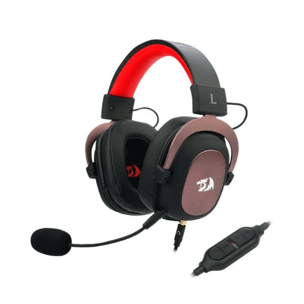 Audifono gaming 7.1 c/mic negro y rojo