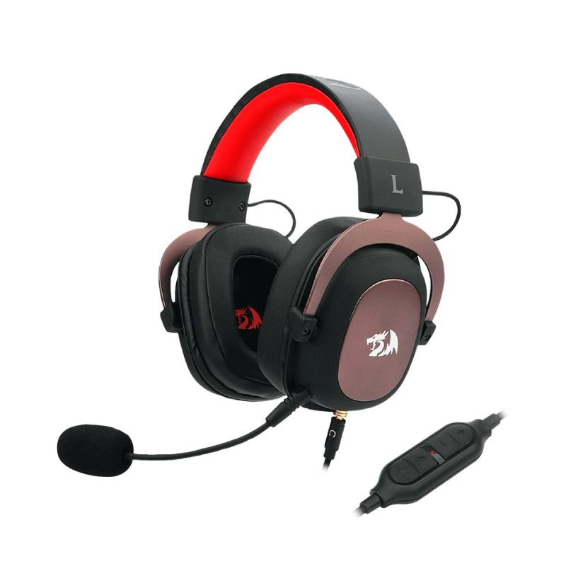 Audifono gaming 7.1 c/mic negro y rojo