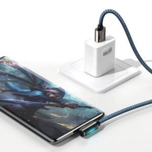 Baseus Legend Series Elbow Cable de datos de carga rápida USB - USB Type-C 66W 1m / 2m azul
