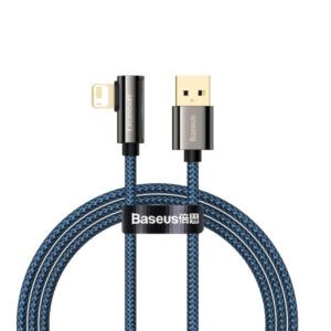 Baseus  Legend Series 2.4A USB A 8 PIN Codo de carga rápida Cable de carga, longitud del cable: 1m / 2m