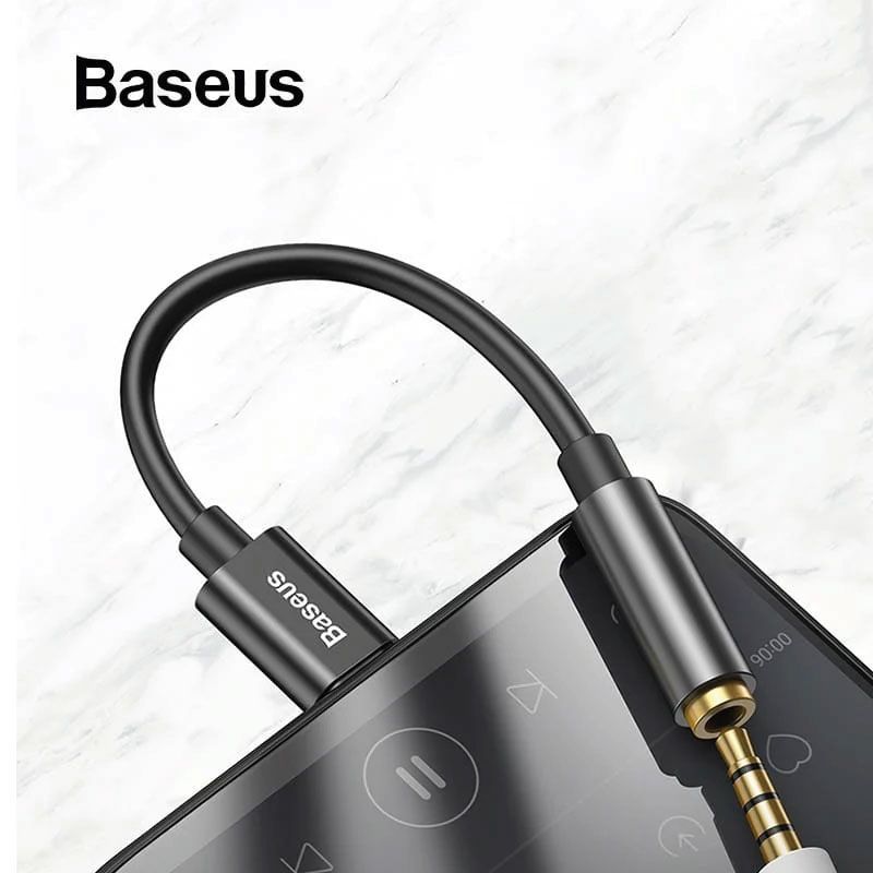 Adaptador Baseus tipo C macho a hembra de 3,5 mm L54