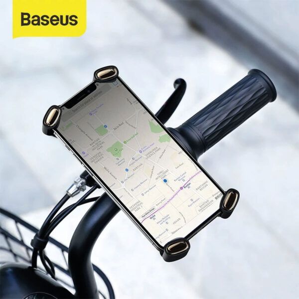 Soporte  para ciclismo Baseus para bicicleta y moto negro