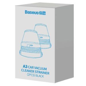 Recambio Baseus A3 Filtro de aspirador de coche (negro) 2PCS