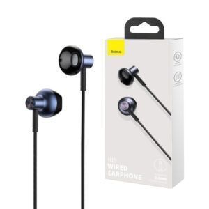 Baseus-auriculares internos estéreo H19, con conector de 3,5mm y micrófono, para iPhone 6s, Xiaomi, Samsung
