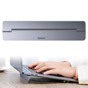 Soporte para portátil Baseus MacBook y Laptop Papery Gris oscuro