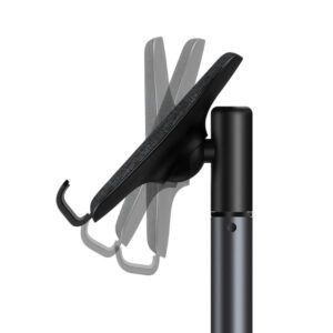 Baseus-Soporte de escritorio para teléfono móvil y tableta, base de aluminio con ángulo de altura ajustable para iPhone 12, 11 Pro, XS, XR, Huawei