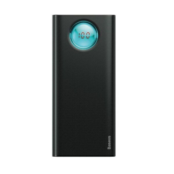 Baseus Amblight Pantalla digital Carga rápida PD3.0+QC3.0 Power Bank 18W 20000mAh Negro