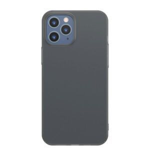 Funda baseus comfort gel liquidovidrio para iphone 12 pro max negro