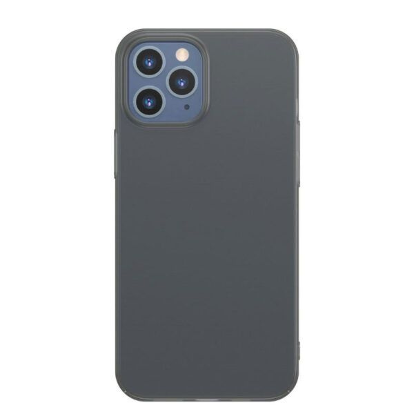 Funda baseus comfort gel liquidovidrio para iphone 12 pro max negro