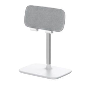 Baseus-Soporte de escritorio para teléfono móvil y tableta, base de aluminio con ángulo de altura ajustable para iPhone 12, 11 Pro, XS, XR, Huawei
