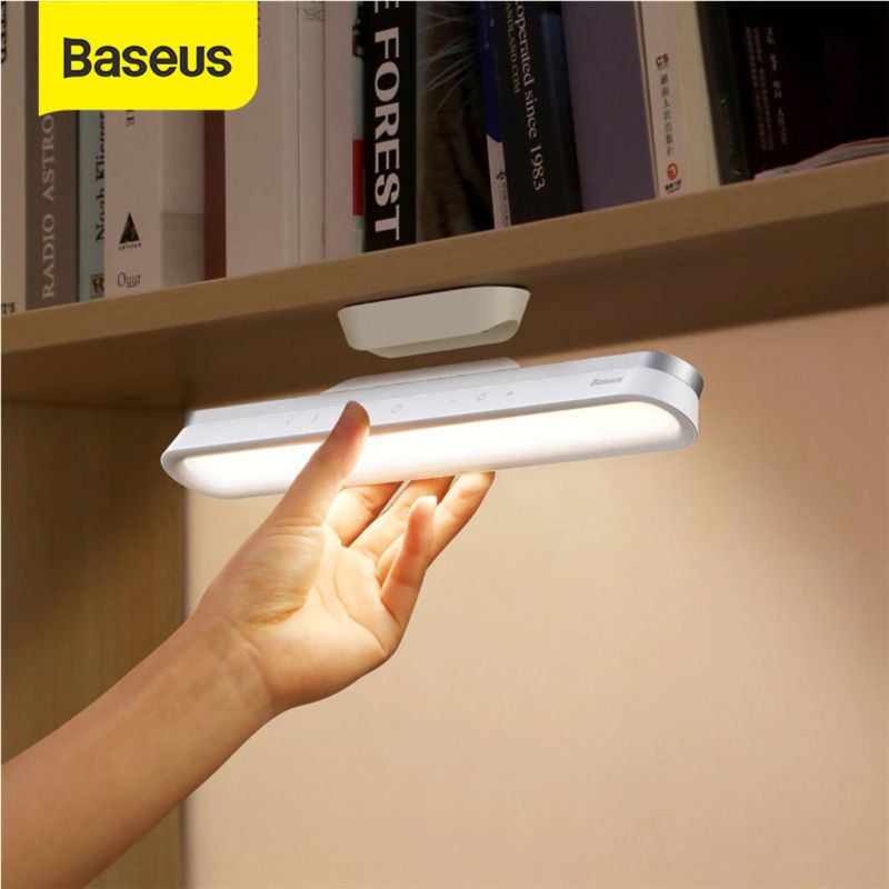 Baseus-lámpara colgante magnética para ordenador, luz LED de mesa, recargable, atenuación continua, para dormitorio y cocina
