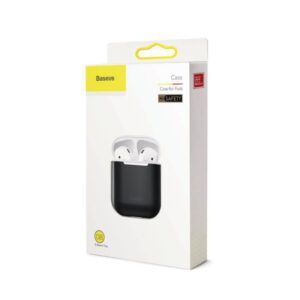 Baseus-funda para Apple AirPods, funda negra, wiappod-bz01
