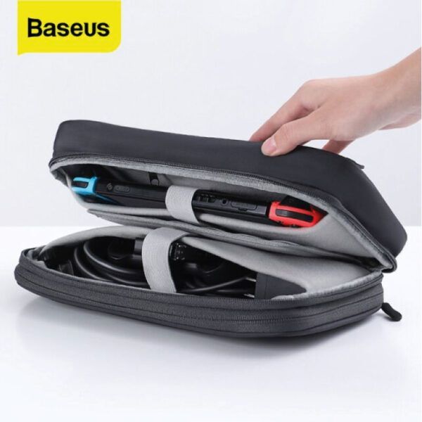 Baseus-Bolsa de almacenamiento para Nintendo Switch Lite, Mini bolsa de viaje portátil, soporte para tarjeta de juego, accesorios para Nintendo Switch