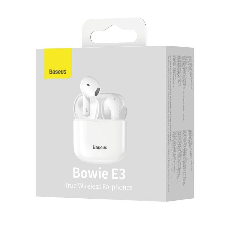 Baseus-auriculares inalámbricos Bowie E3 Fone, cascos con Bluetooth, TWS, deportivos, impermeables, intrauditivos para iPhone 13 y Xiaomi