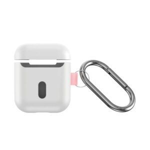 Funda protectora de silicona con gancho de etiqueta tejida Baseus para Airpods 1/2da generación
