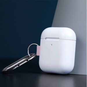 Funda protectora de silicona con gancho de etiqueta tejida Baseus para Airpods 1/2da generación