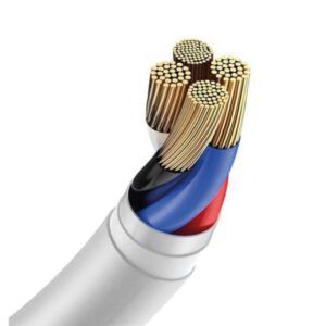 Baseus 2x set USB - Cable Lightning carga rápida Power Delivery 1,5 m blanco