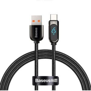 Baseus Digital Display Cable de datos de carga rápida USB para Type-C 5A 1m 480Mbps