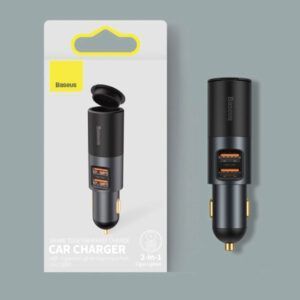 Baseus 120W Usb Tipo C Cargador de Coche Adaptador de carga rápida PD3.0 QC Zócalo Divisor