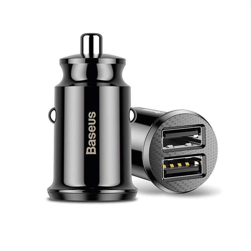Baseus-cargador de coche, dispositivo dual USB