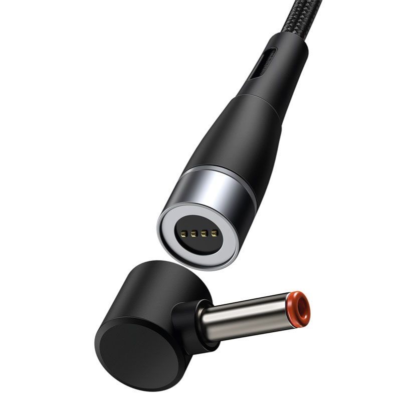 Baseus Tipo-C a puerto redondo DC (4.0 * 1.7 mm) 100W 2M Cable de carga de serie magnética de zinc para Lenovo Laptop Clack