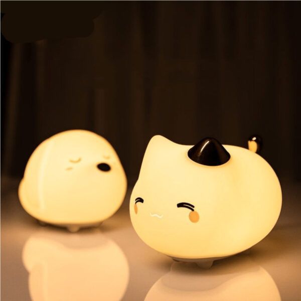 Baseus Cute Series Gato o perro Silicone Night Light