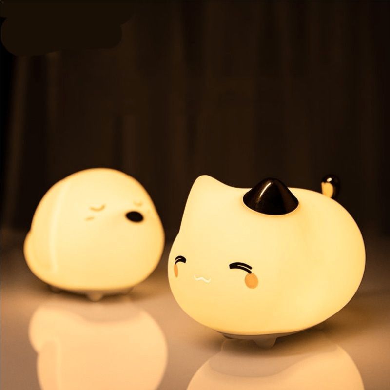 Baseus Cute Series Gato o perro Silicone Night Light
