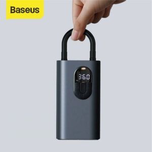 Baseus-compresor de aire portátil para coche, Inflador de neumáticos Digital de 150 PSI, bomba de aire de 12V de CC, inflador automático para coche, bicicleta y motocicleta