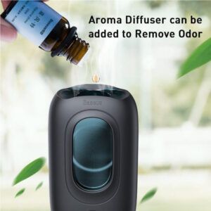 Baseus mini humidificador con atomizador magnético para coche portátil