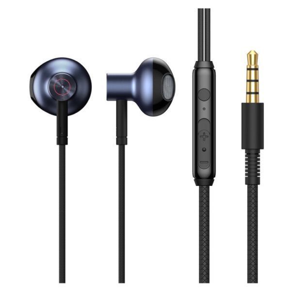 Baseus-auriculares internos estéreo H19, con conector de 3,5mm y micrófono, para iPhone 6s, Xiaomi, Samsung