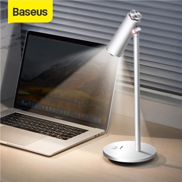 Baseus-lámpara de mesa i-wok, luz LED de noche para escritorio, protección ocular, estudio, lectura, recargable por USB, para oficina y trabajo