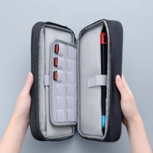 Baseus-Bolsa de almacenamiento para Nintendo Switch Lite, Mini bolsa de viaje portátil, soporte para tarjeta de juego, accesorios para Nintendo Switch