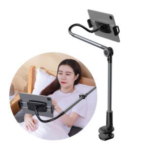 Soporte giratorio para tableta/smartphone, base otaku life, color plata (sulr-b0s)