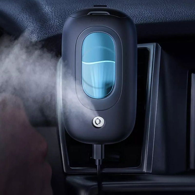 Baseus mini humidificador con atomizador magnético para coche portátil
