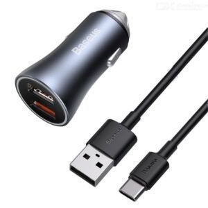 Baseus inauto car charger 40w cable tipo c set