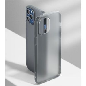 Funda baseus comfort gel liquidovidrio para iphone 12 pro max negro
