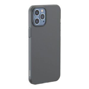 Funda baseus comfort gel liquidovidrio para iphone 12 pro max negro