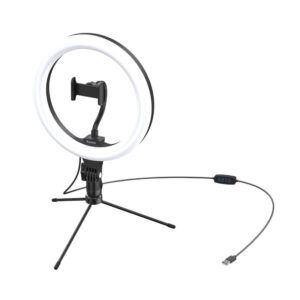 Baseus-Soporte de suelo de mesa plegable, anillo de luz de relleno ajustable, dos tipos, 10 pulgadas