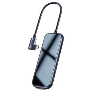 Hub multifuncional Baseus (Tipo-C a 3xUSB3.0+HD4K+PD) Gris profundo