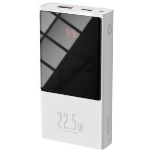 Baseus Mini 10000/20000MAh Power Bank 22,5 W cargador de batería externo de carga rápida pantalla Digital PD QC banco de energía de carga rápida