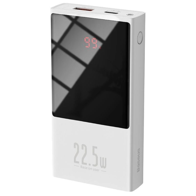 Baseus Mini 10000/20000MAh Power Bank 22,5 W cargador de batería externo de carga rápida pantalla Digital PD QC banco de energía de carga rápida
