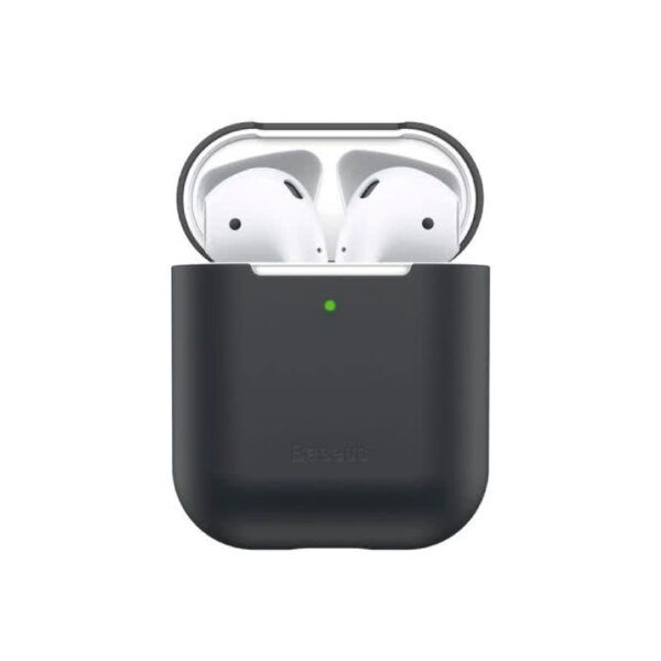 Baseus-funda para Apple AirPods, funda negra, wiappod-bz01