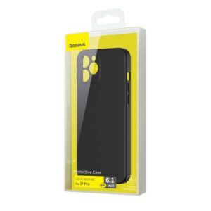Case Baseus iPhone 12/12 Pro Liquid Silica Gel Negra