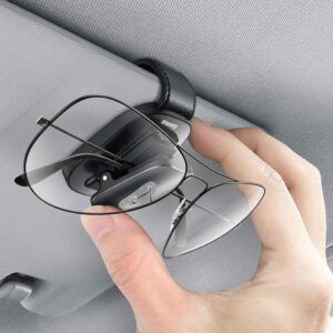 Baseus platinum vehículo gafas clip sujeción tipo negro