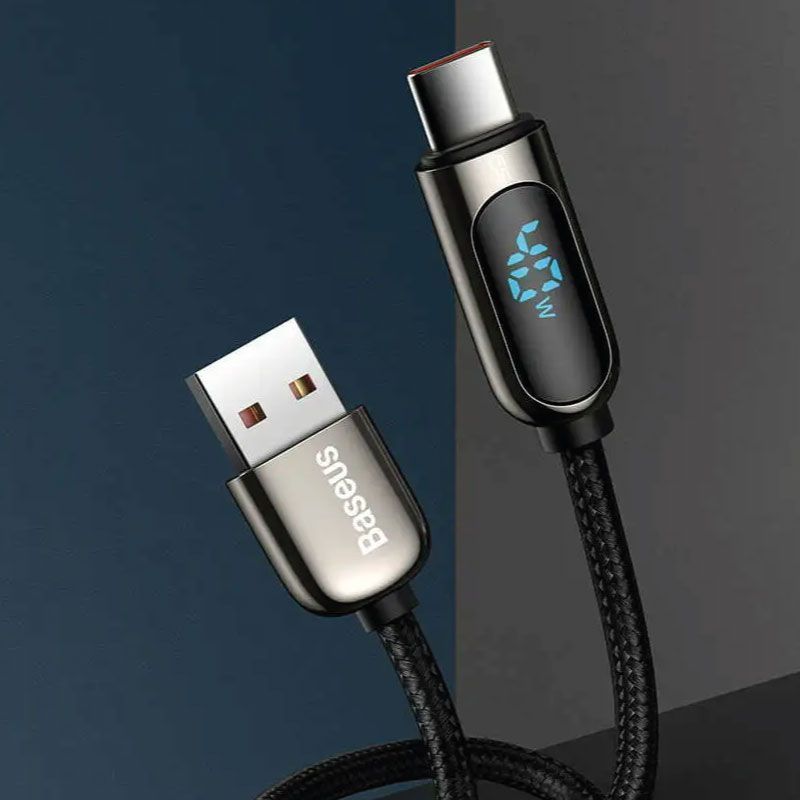 Baseus Digital Display Cable de datos de carga rápida USB para Type-C 5A 1m 480Mbps